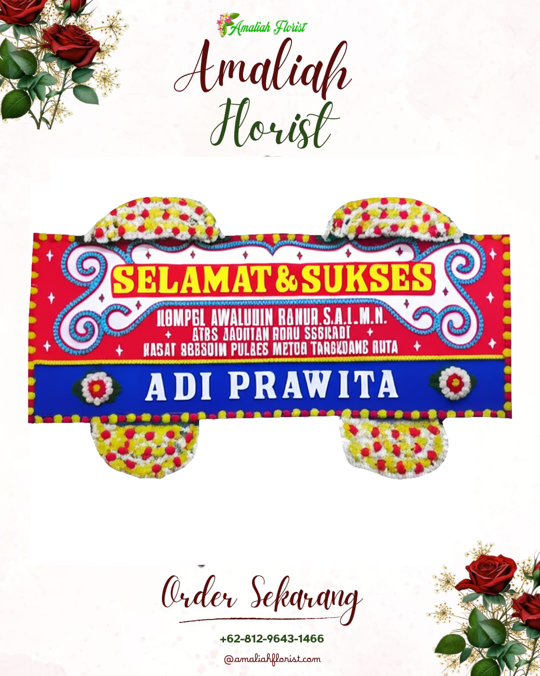 Papan Bunga Ucapan Selamat Cigeulis